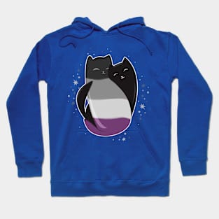 Asexual Cat LGBT Pride Flag Hoodie